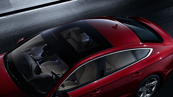 De Audi A5 Sportback is te personaliseren aan de hand van advanced- en S line-pakketten.