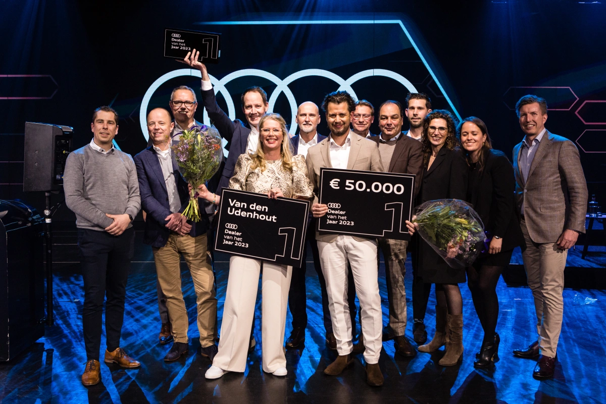 Autobedrijf Van den Udenhout bekroond tot Audi Dealer van het Jaar 2023