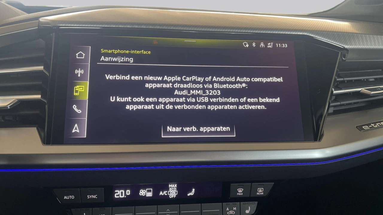 Audi Q4 e-tron 40 Advanced edition 82Kwh 204Pk / Parkeerhulp plus / Matrix Led / Sfeerverlichting