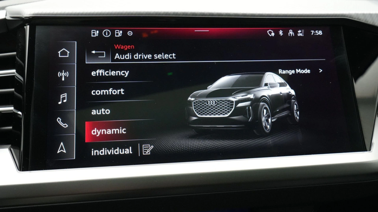 Audi Q4 Sportback e-tron (A1) Advanced edition Q4 e-tron Sportback (A1) e-tron 45 210kW/286pk 82Kwh Sportback Elektrische aandrijv
