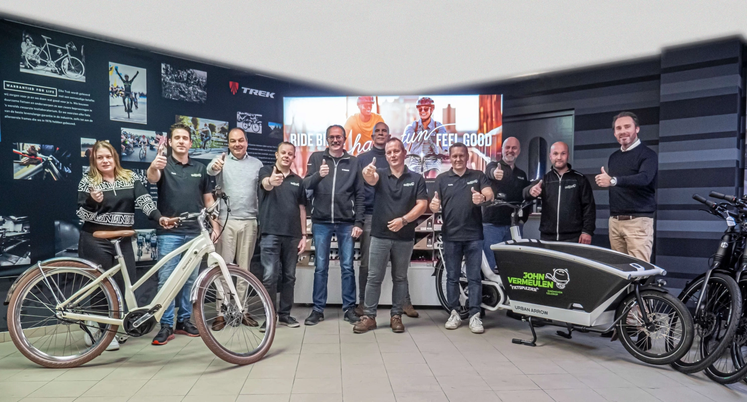 Autobedrijf Van den Udenhout breidt haar fietsactiviteiten uit; overname John Vermeulen Fietsplezier (Eindhoven)