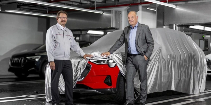 Productie Audi e-tron gestart in Brussel