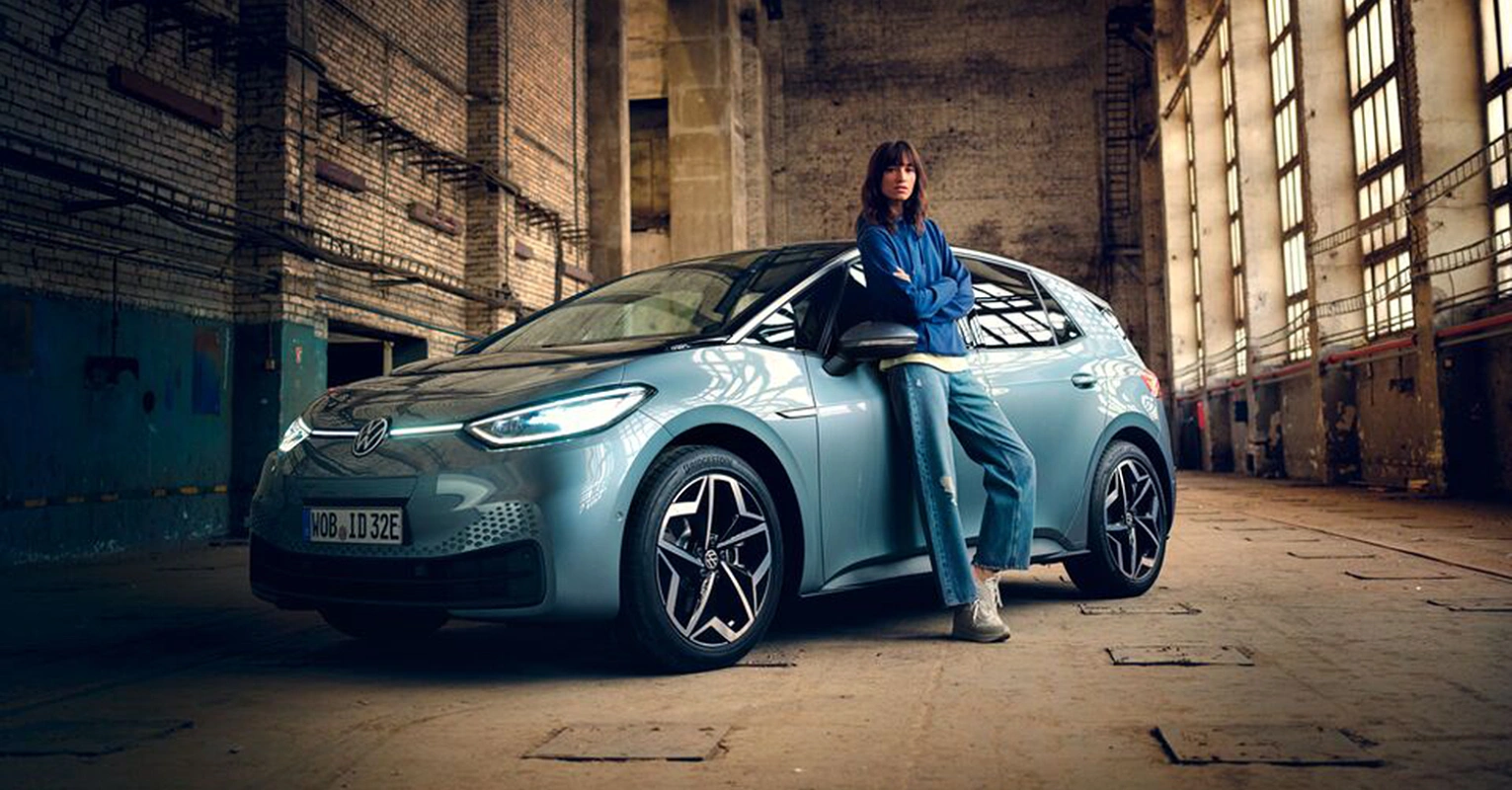 Elektrische Volkswagen ID.3 maakt geluid