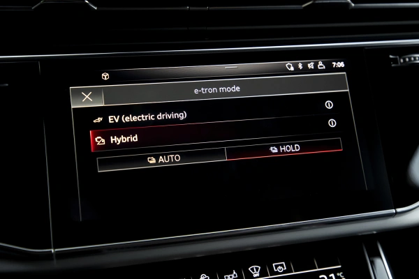 Rijmodi van de Audi Q7 plug-in hybride