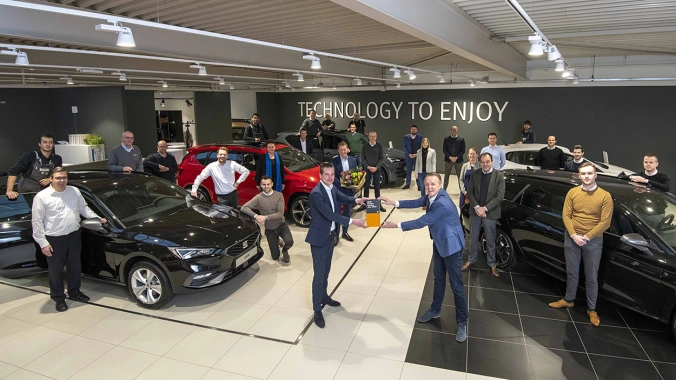 Autobedrijf Van den Udenhout uitgeroepen tot beste SEAT-dealer van het land
